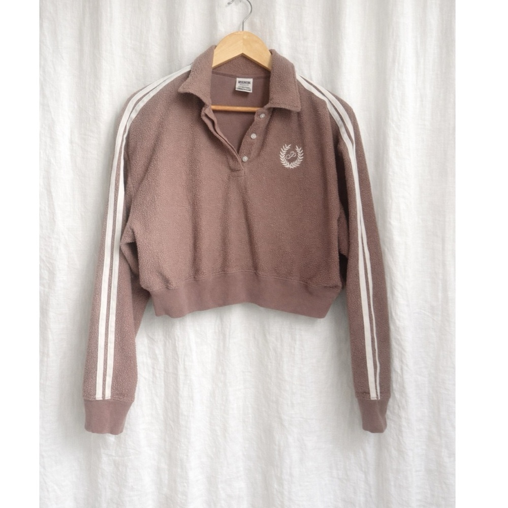 Victorias Secret Brown Cozy Cropped Long Sleeve Sweater 🤎